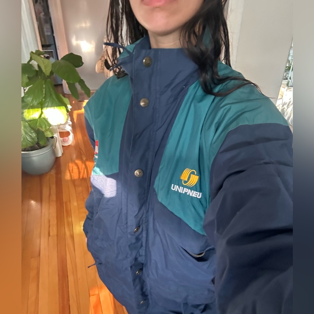 Umbro Navy and Teal Windbreaker - Picture 2 of 2